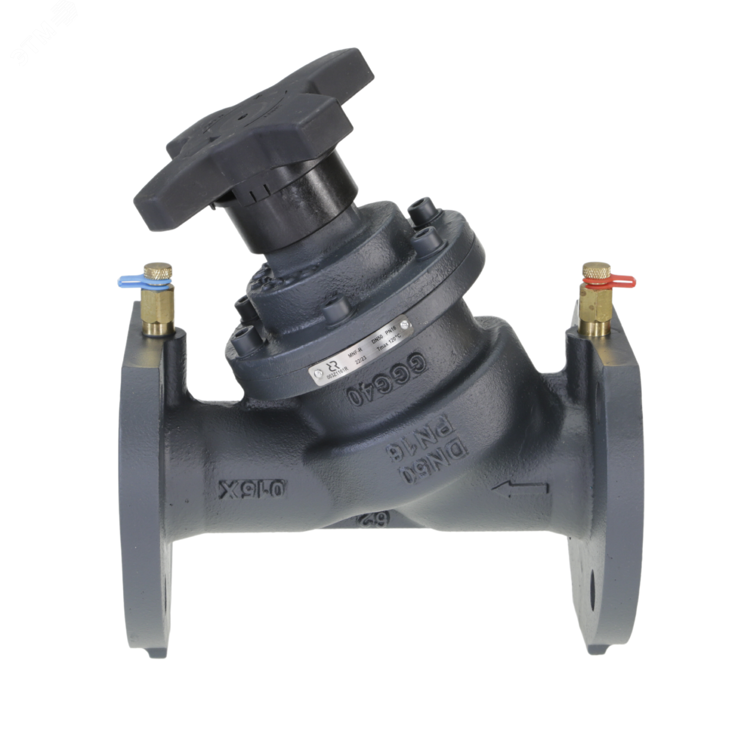 Ручной балансировочный клапан MNF-R, фланцевый, DN250, PN25, Tmax 150 °C