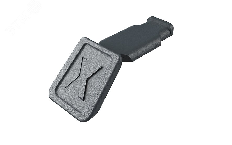 Клипса цветная, антрацитовая, 10 шт, для маркировки инструмента KNIPEX, ColorCode Clip