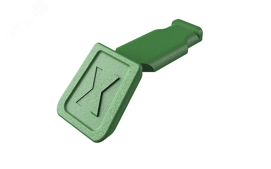 Клипса цветная, зеленая, 10 шт, для маркировки инструмента KNIPEX, ColorCode Clip