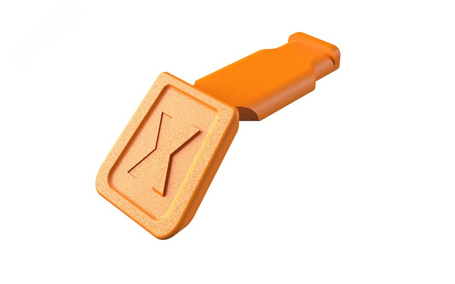 Клипса цветная, оранжевая, 10 шт, для маркировки инструмента KNIPEX, ColorCode Clip