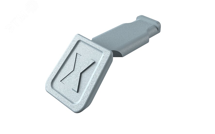 Клипса цветная, серая, 10 шт, для маркировки инструмента KNIPEX, ColorCode Clip