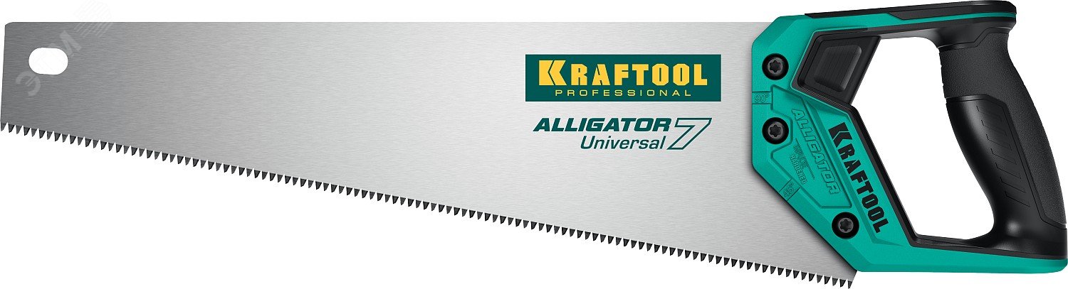 Ножовка универсальная »Alligator Universal 7», 400 мм, 7 TPI 3D зуб