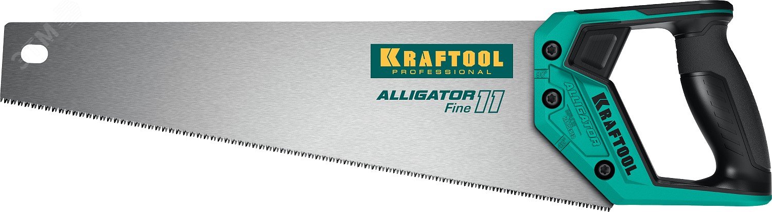 Ножовка для точного реза »Alligator Fine 11», 400 мм, 11 TPI 3D зуб