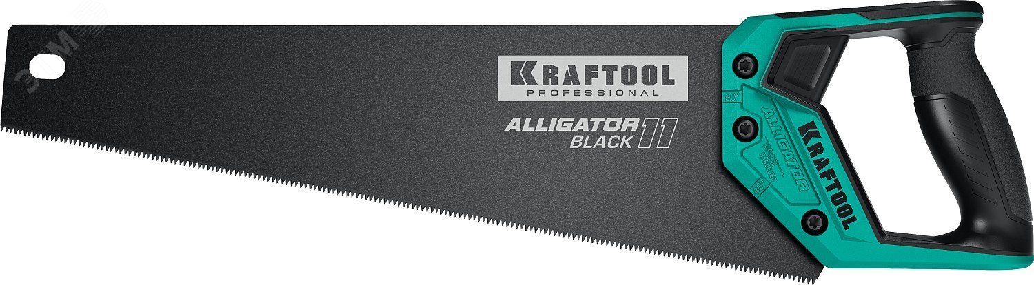 Ножовка для точного реза »Alligator BLACK 11», 400 мм, 11 TPI 3D зуб