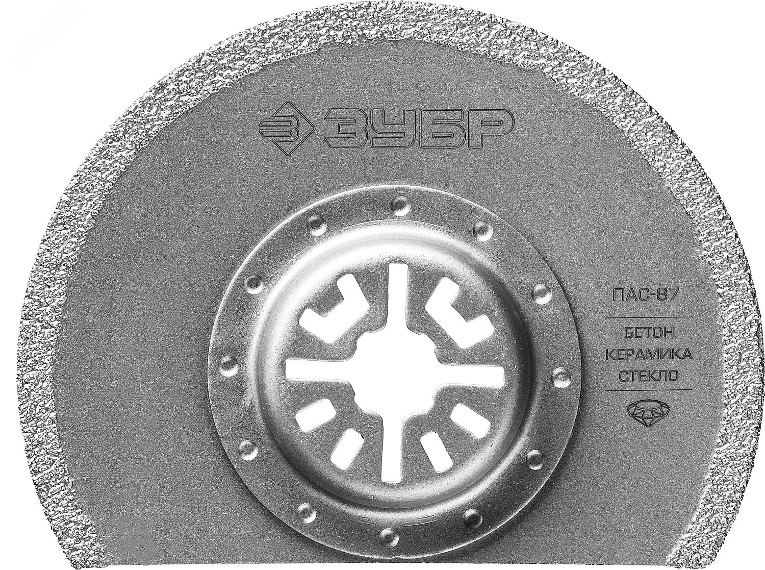 Насадка пильная c алмазным напылением, сегментная 87 мм, ПАС-87, OIS-хвост, Профессионал