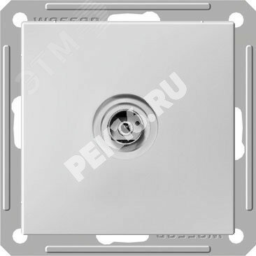 Купить W59 Розетка телевизионная TV скрытая в рамку белая в Казани W59 Розетка телевизионная TV скрытая в рамку белая