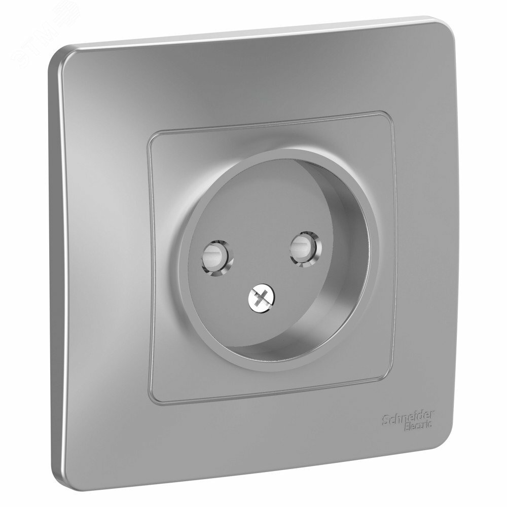 Купить BLANCA скрытой установки розетка без заземления со шторками, 16А, 250В, алюминий в Казани BLANCA скрытой установки розетка без заземления со шторками, 16А, 250В, алюминий