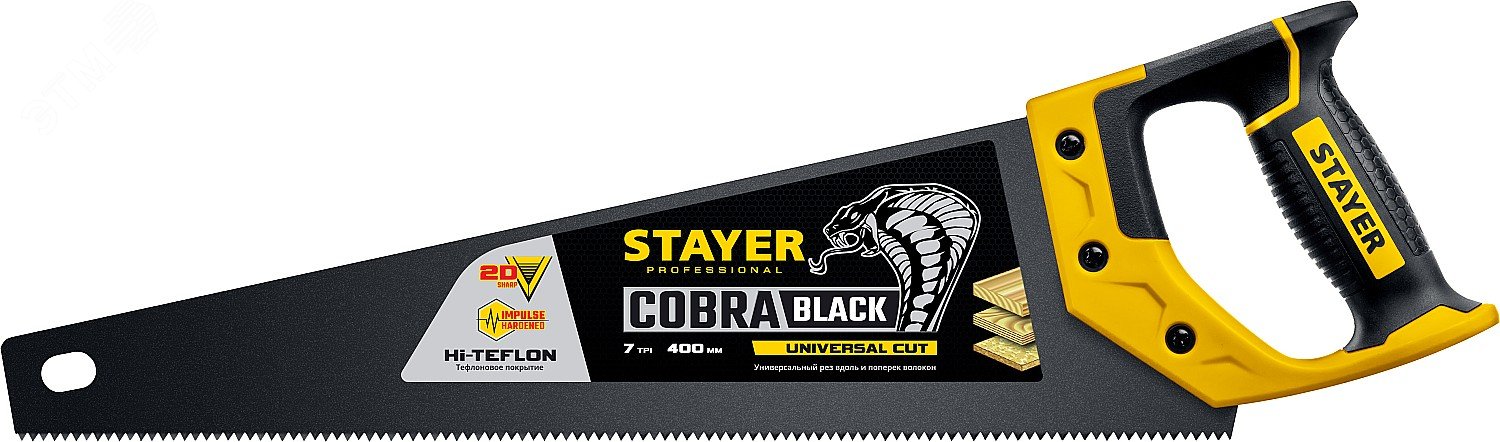 Пила по дереву Cobra Black 400 мм