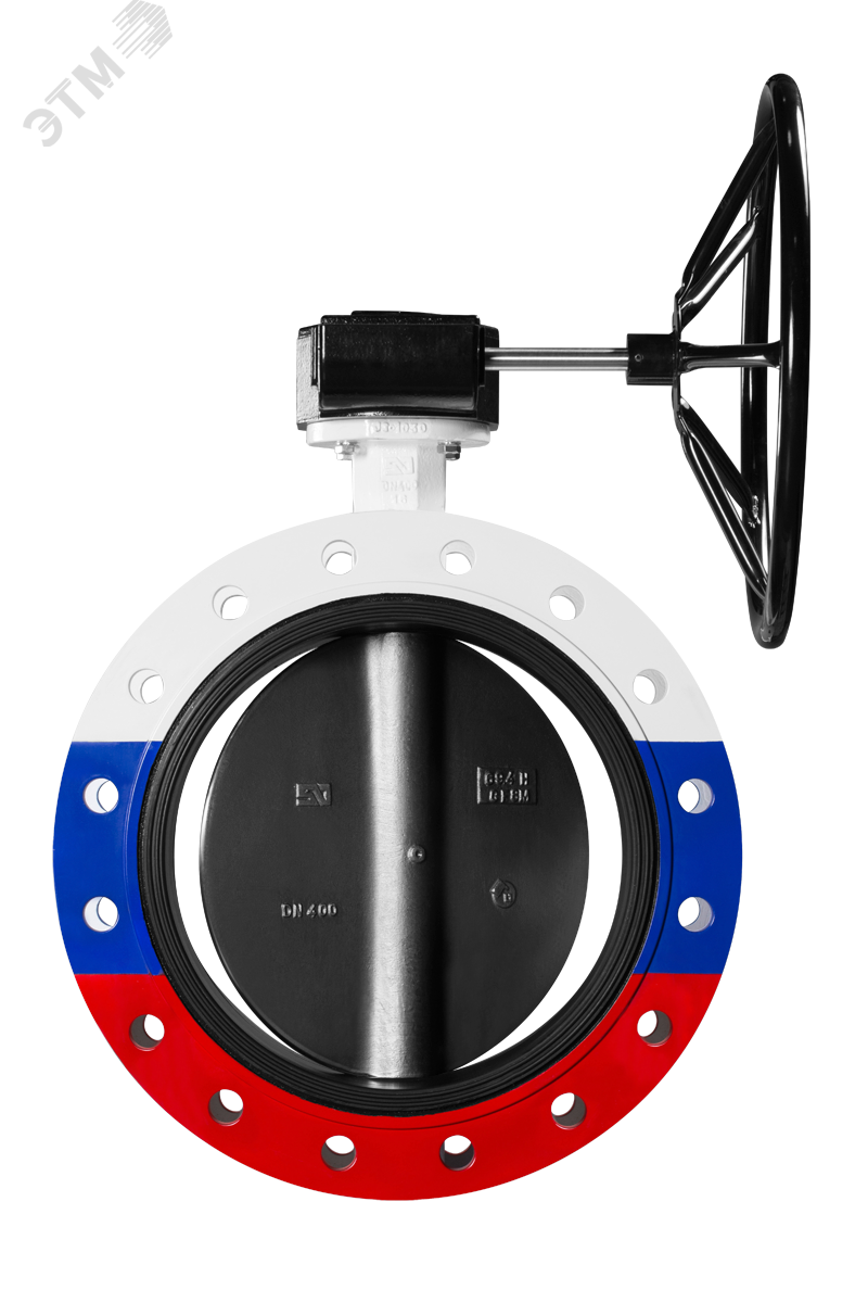 Затвор дисковый поворотный ЗПСС-1200х1,6 — FN(W)-3-1200-MDV-E DN 1200 PN 16 ф/ф (с редукт.)