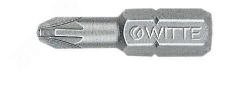 Бита PZ2 х 25 мм 1/4» C6.3 Industrial проточенный наконечник