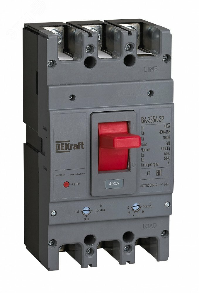 Купить Силовой авт. выкл. 3P 250A 50кА ВА-335А в Казани Силовой авт. выкл. 3P 250A 50кА ВА-335А