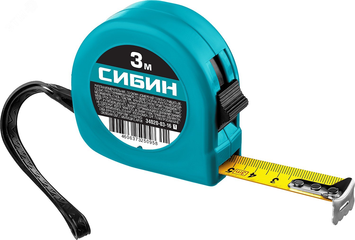 Рулетка, 3 м х 16 мм
