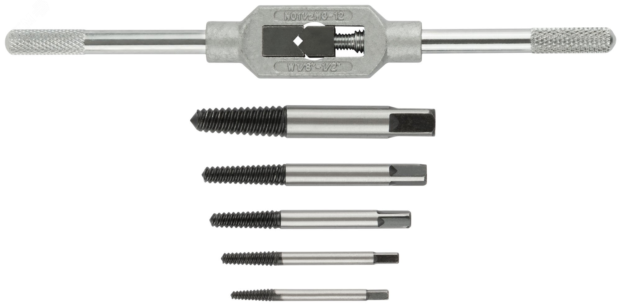 Набор экстракторов 5 шт, с метчикодержателем