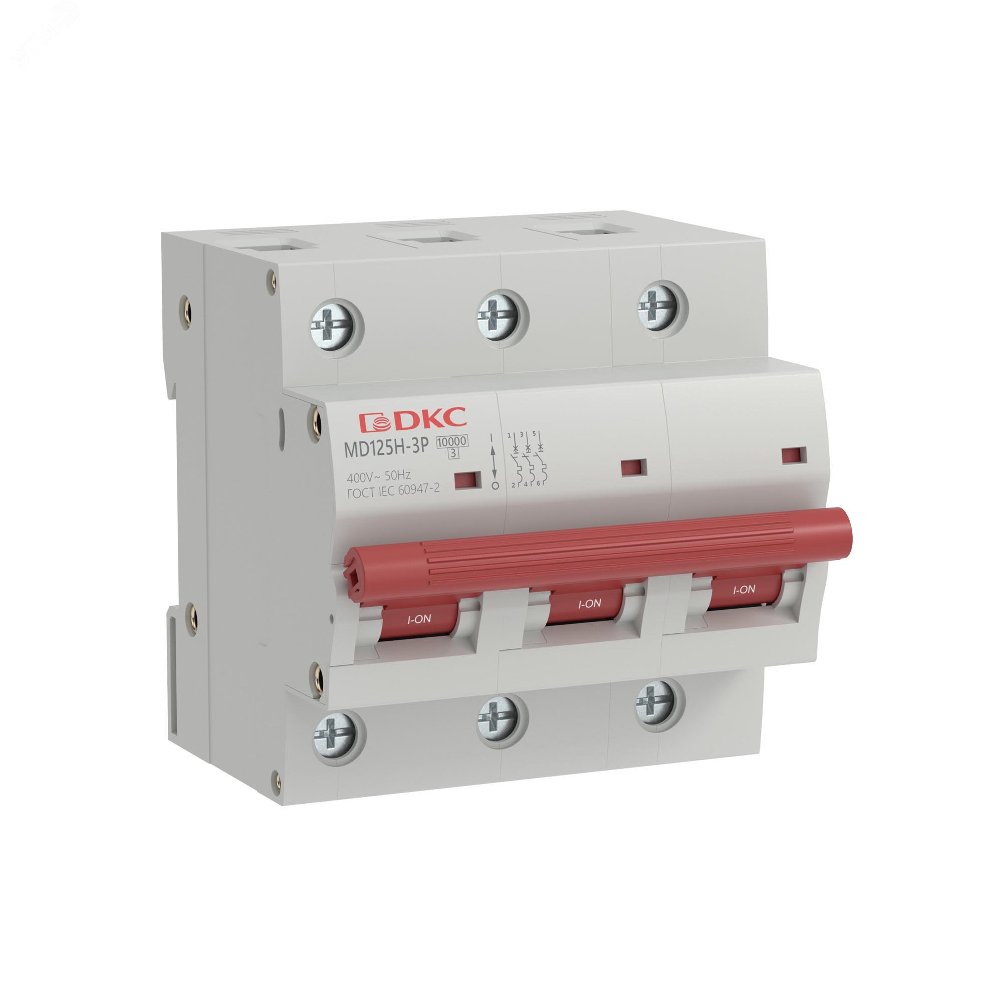 Купить Выключатель автоматический модульный YON max типа MD125H, 10кА, 3 полюса, хар-ка D, 100А в Казани Выключатель автоматический модульный YON max типа MD125H, 10кА, 3 полюса, хар-ка D, 100А