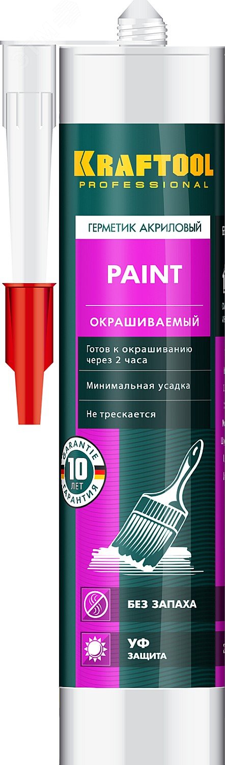 Герметик универсальный акриловый Paint 300 мл белый