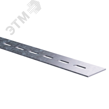 Купить Полоса перфорированная 50×3000 мм, 2,5 мм цинк-ламель в Казани Полоса перфорированная 50×3000 мм, 2,5 мм цинк-ламель