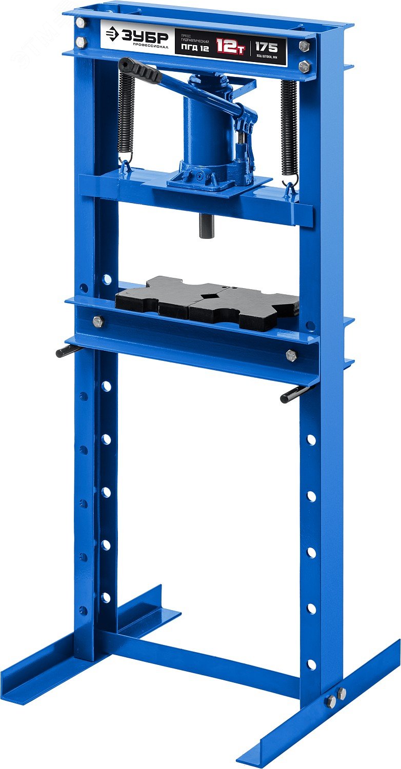 Пресс гидравлический с домкратом и возвратными пружинами ПГД-12 12т, Профессионал