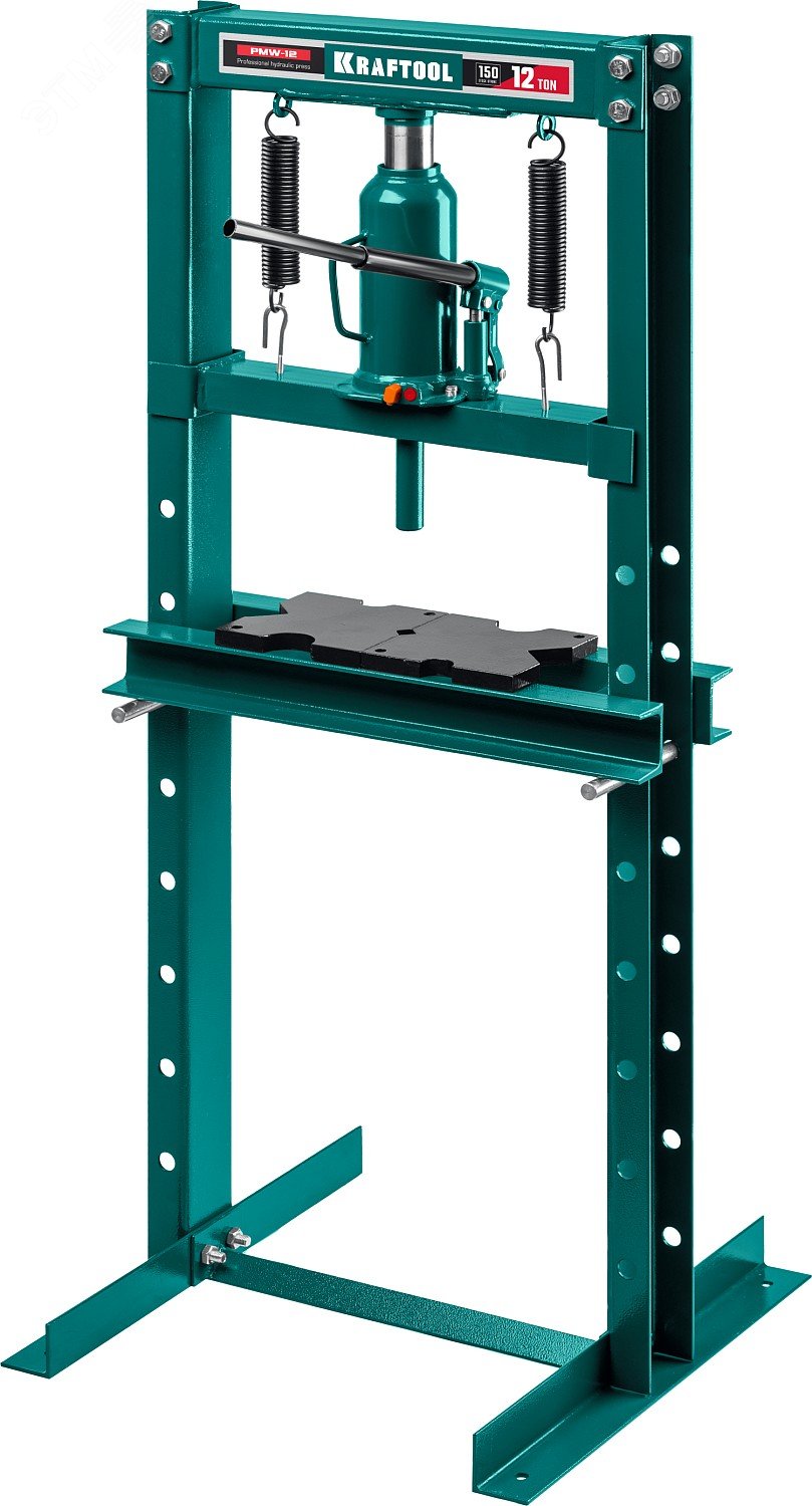 Пресс гидравлический с домкратом и возвратными пружинами PMW-12 12т