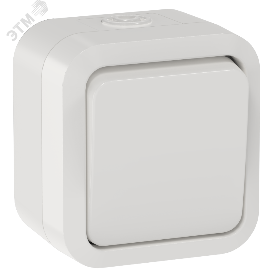 TORS Выключатель кнопочный 10А IP55 TS310 белый IEK