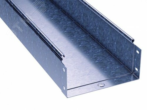 Купить Лоток неперфорированный 200х100х3000 толщина 1мм в Казани Лоток неперфорированный 200х100х3000 толщина 1мм