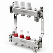 Блок коллекторный с расходомерами 3 выхода, 230 мм, 1 x 3/4