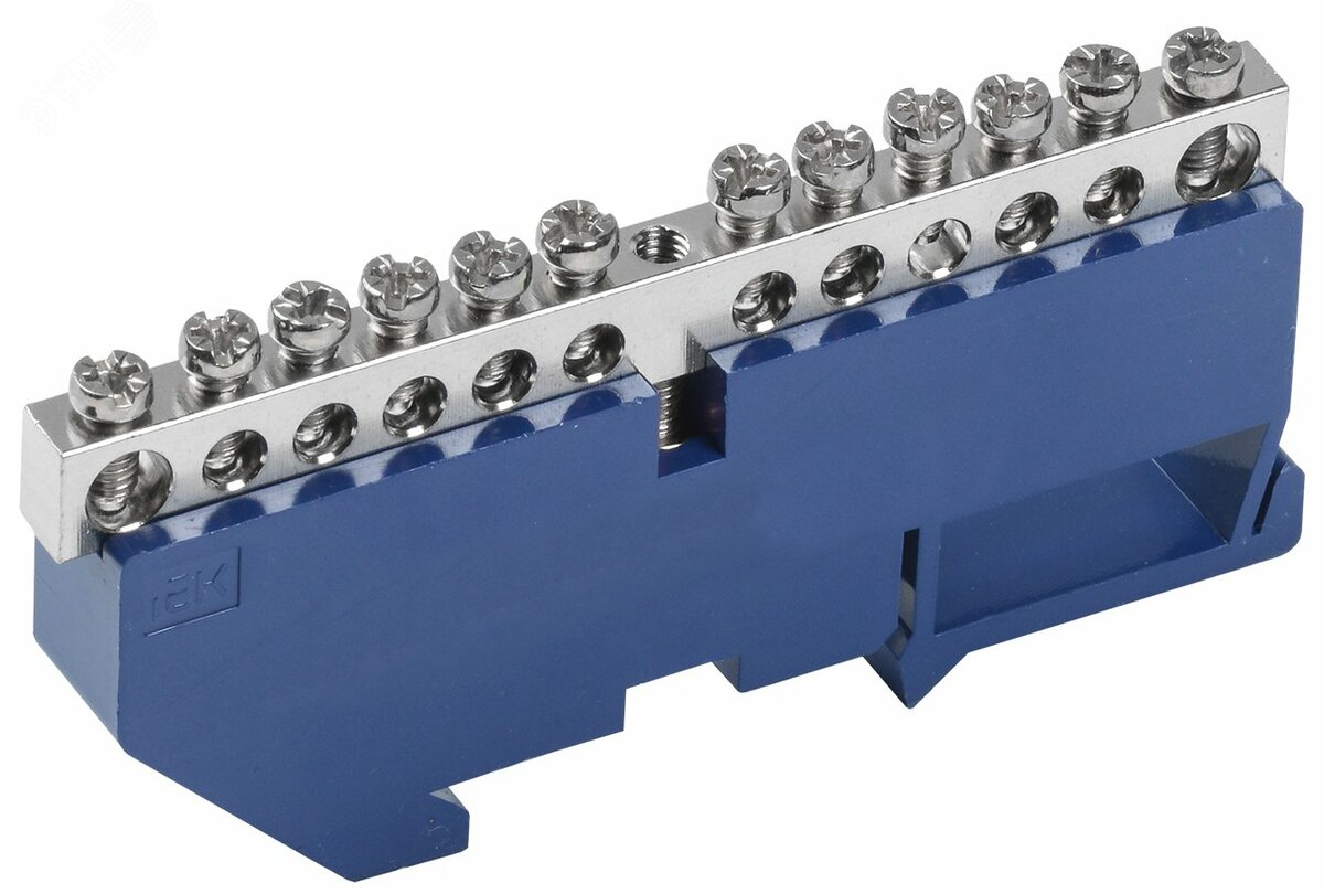 Купить Шина N ноль на DIN-изоляторе Ni ШНИ-6х9-12-Д-С IEK в Казани Шина N ноль на DIN-изоляторе Ni ШНИ-6х9-12-Д-С IEK