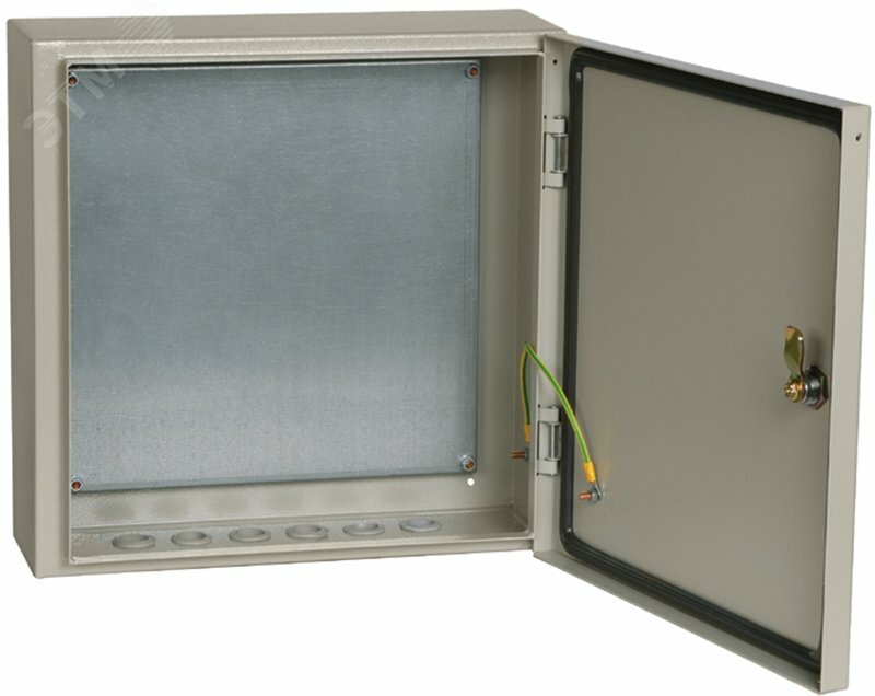 Купить Корпус металлический ЩМП-4.4.1-0 (400х400х150мм) У2 IP54 IEK в Казани Корпус металлический ЩМП-4.4.1-0 (400х400х150мм) У2 IP54 IEK