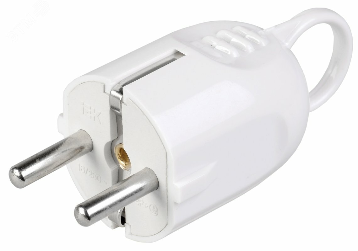 Купить Евровилка угловая с ушком белая 16А в Казани Евровилка угловая с ушком белая 16А