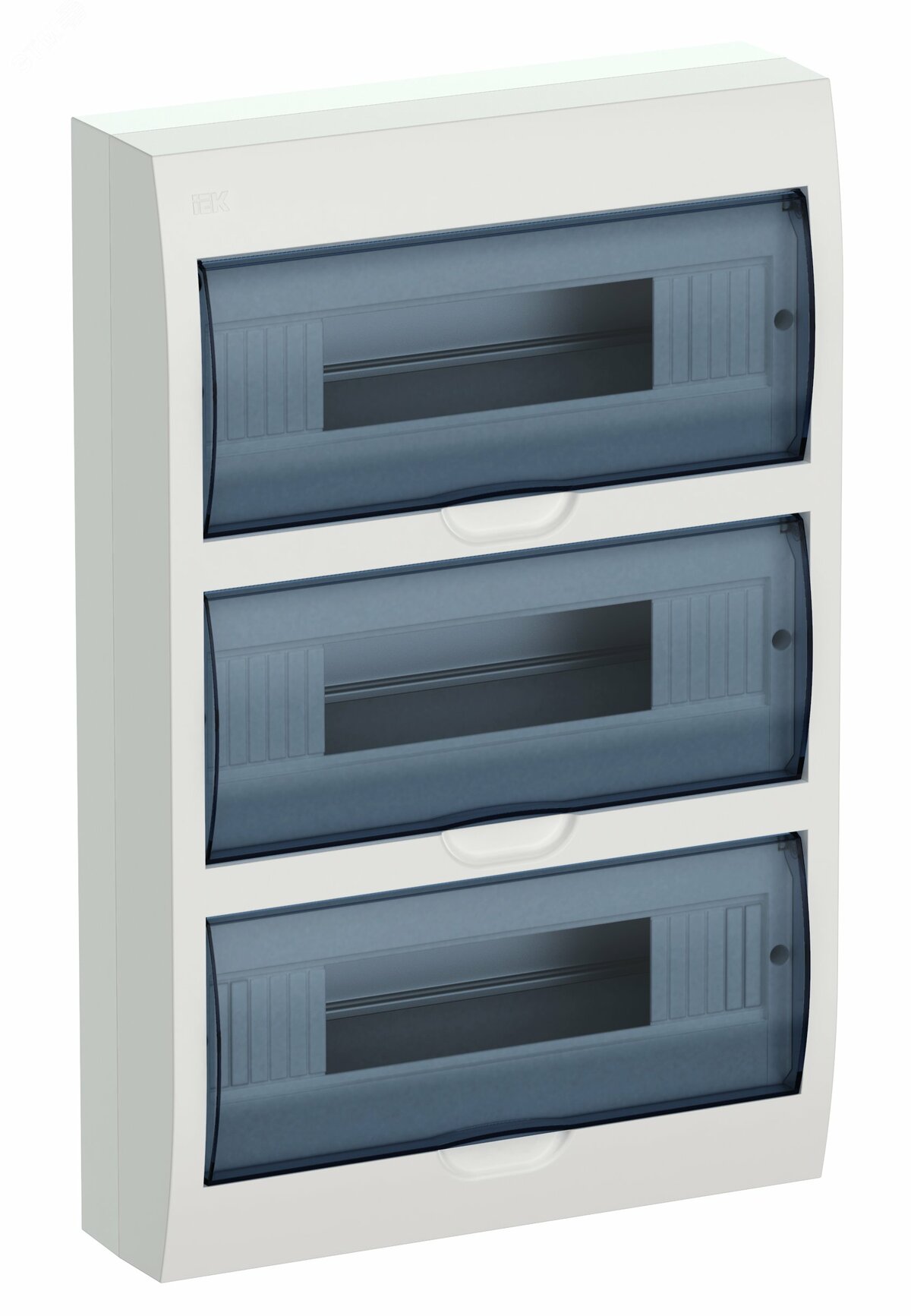 Купить Щит распределительный навесной ЩРн-П-36 IP41 пластиковый белый прозрачная дверь в Казани Щит распределительный навесной ЩРн-П-36 IP41 пластиковый белый прозрачная дверь