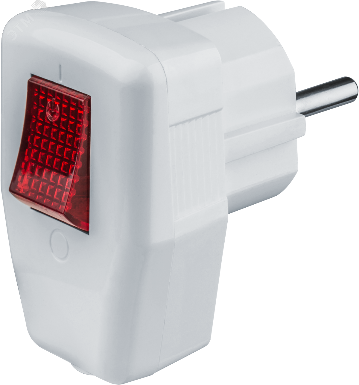 Купить Вилка угловая с/з выкл.16А белая Navigator в Казани Вилка угловая с/з выкл.16А белая Navigator