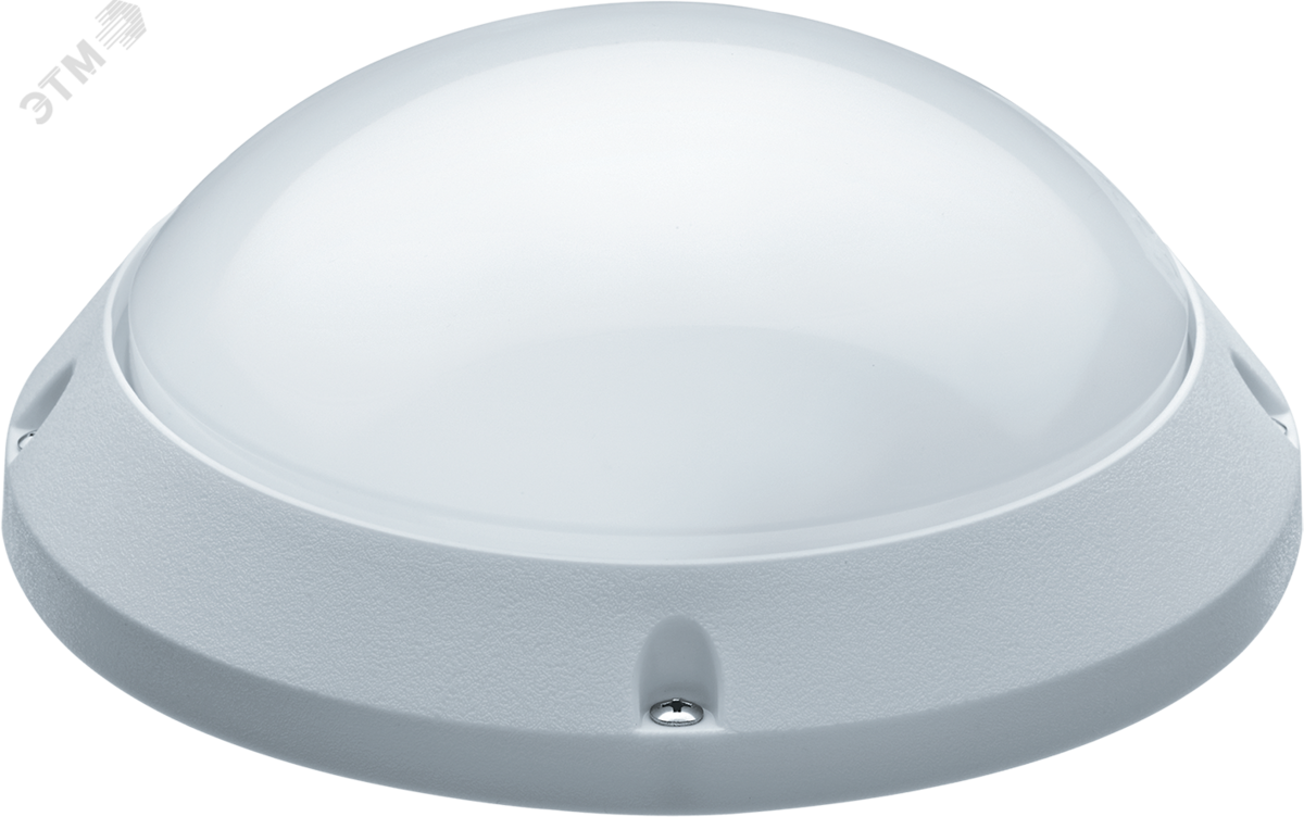 Купить Светильник светодиодный ДБП-12w 4000К 1100Лм 12/48в IP65 круглый пластиковый белый в Казани Светильник светодиодный ДБП-12w 4000К 1100Лм 12/48в IP65 круглый пластиковый белый