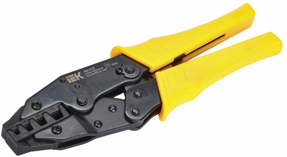 Купить Клещи обжимные КО-07Е 10-35 мм.кв Е-тип гильза-наконечник в Казани Клещи обжимные КО-07Е 10-35 мм.кв Е-тип гильза-наконечник