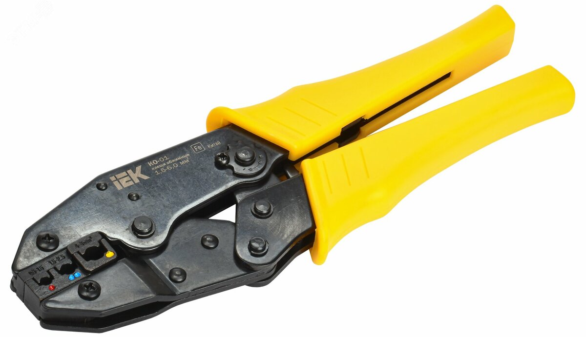 Купить Клещи обжимные КО-01 1.5-6 мм.кв в Казани Клещи обжимные КО-01 1.5-6 мм.кв