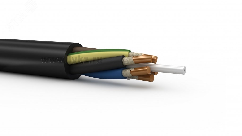 Кабель силовой ВВГнг(А)-FRLS 5х2,5 ок (N,РЕ)-0,66 ТРТС