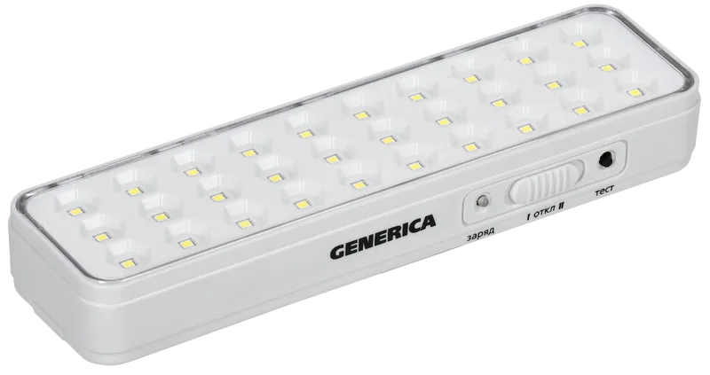 Светильник аккум. ДБА 1030 непост. 30LED 5ч 3Вт   GENERICA