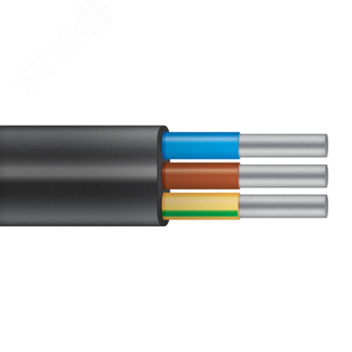 Кабель силовой АВВГ-П 3х2.5ок-0.66 ТРТС