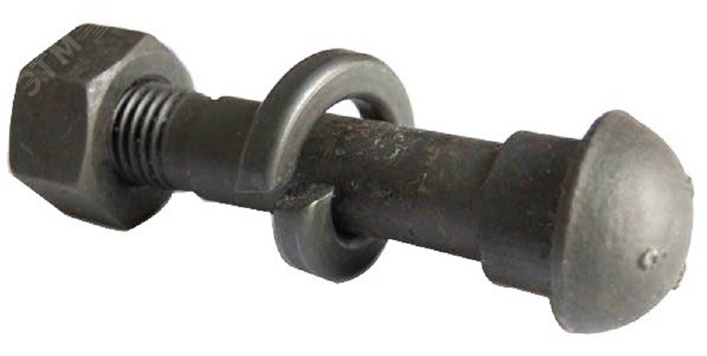 Болт М24-8gх310.88.35 ГОСТ 11530-2014 c 1й гайкой М24-7Н.5.35 ГОСТ 11532-2014 и 1й шайбой 24 ГОСТ   19115-91 контррельсовый в сборе