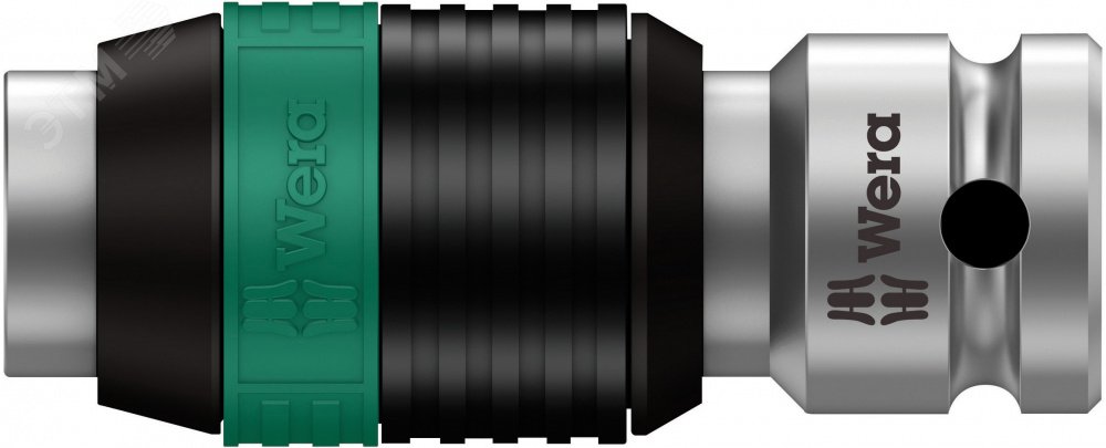 Переходник с квадрата на шестигранник 8784 A1 Zyklop 1/4 C/E 6.3 x DR 1/4 x 37 мм с быстрозажимным патроном