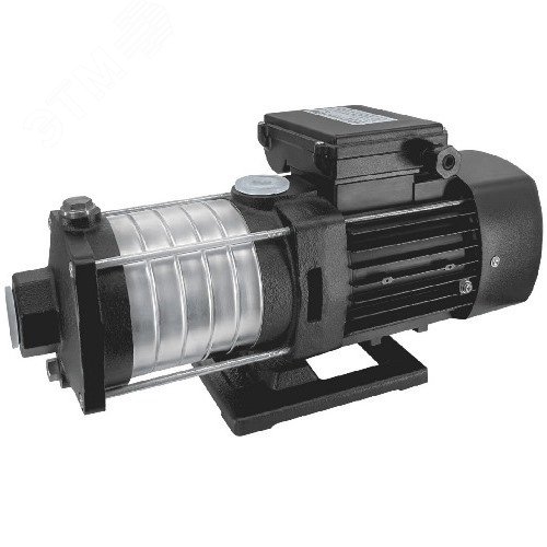 Насос поверхностный многоступенчатый PUMPMAN CHLFT2-30 (горизонт,380В,0,37кВт, 28м, чугун +нерж.70°)
