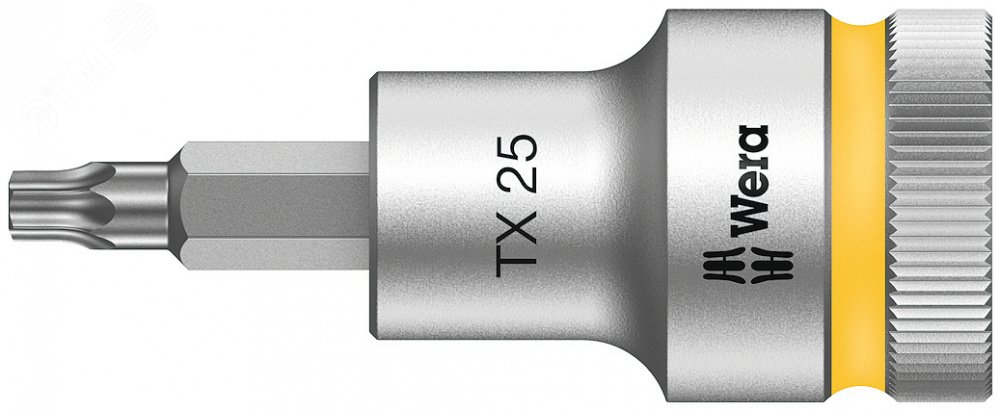 Головка торцевая со вставкой 8767 C HF TORX Zyklop DR 1/2 с фиксацией крепежа TX 25 x 60 мм