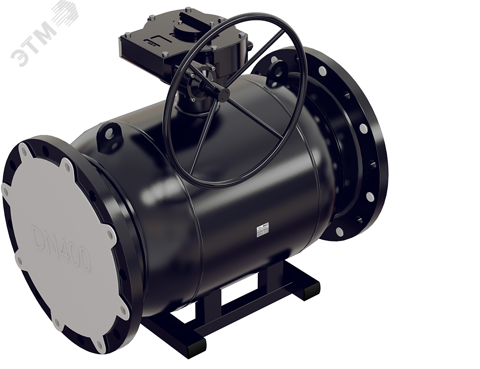 Кран шаровой фланцевый полнопроходной под редуктор/электропривод DN 80 PN 25 Ст.20