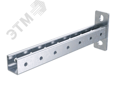 Купить Кронштейн одиночный LAS 41х41 основание 300мм горячеоцинкованный в Казани Кронштейн одиночный LAS 41х41 основание 300мм горячеоцинкованный