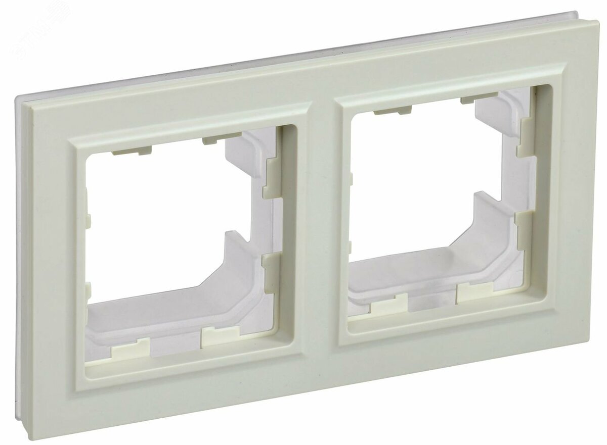 Купить BRITE Рамка 2 поста IP44 РУ-2-БрКр-44 бежевый в Казани BRITE Рамка 2 поста IP44 РУ-2-БрКр-44 бежевый