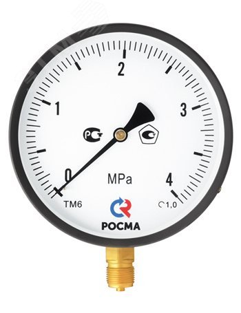 Манометр общетехнический радиальный ТМ-510T.00 0. 0.1MPa 100мм G 1/2 кл.т 1.5