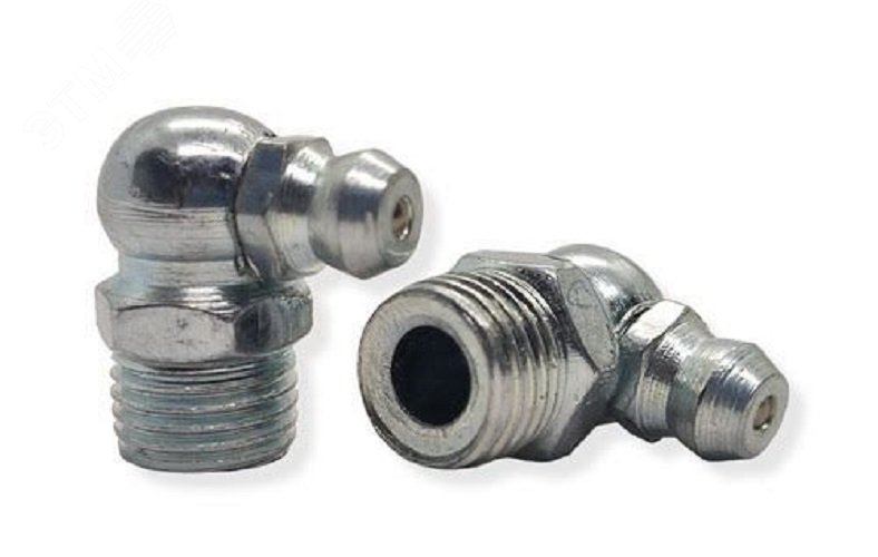 Пресс-масленка DIN 71412 М6х1х90 ZN Form С угловаяс конической головкой
