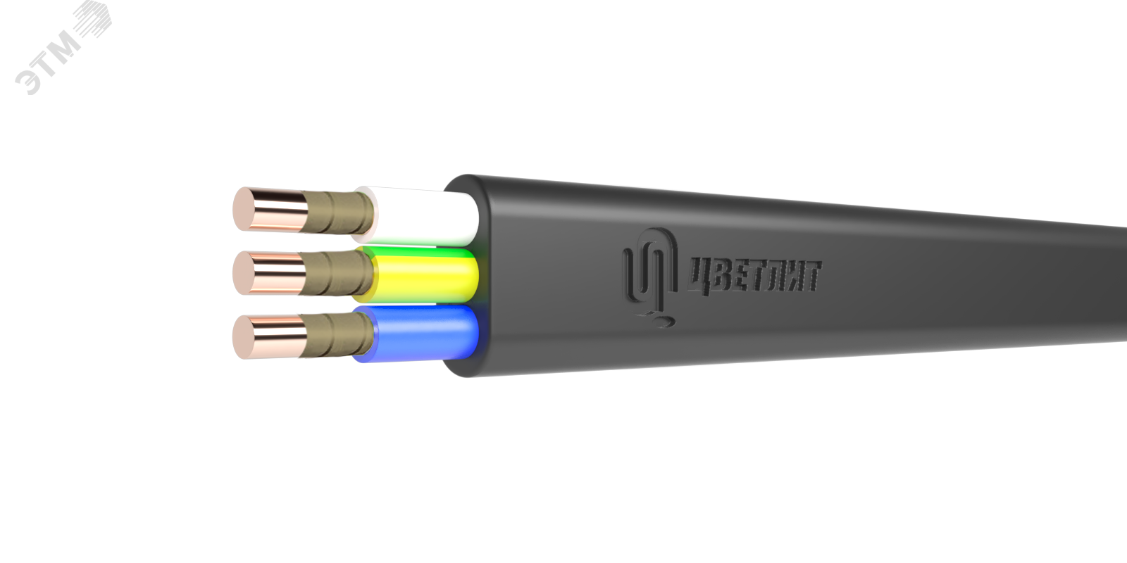 Кабель силовой ВВГ-Пнг(А)-FRLS 3х1.5ок(N.PE)-0.660ТРТС