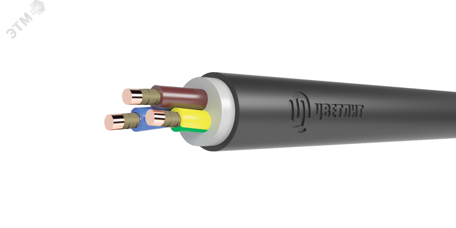 Кабель силовой ВВГнг(А)-FRLSLTx 3х1.5ок(N.PE)-0.66 ТРТС