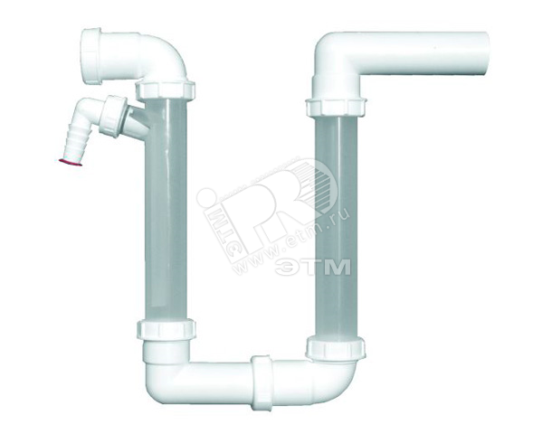 Сифон для кондиционеров 136.2 с высотой гидрозатвора 140-320мм DN40