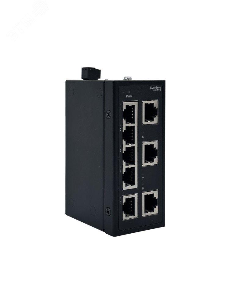 Коммутатор промышленный неуправляемый Ethernet, 8×10/100/1000BaseT