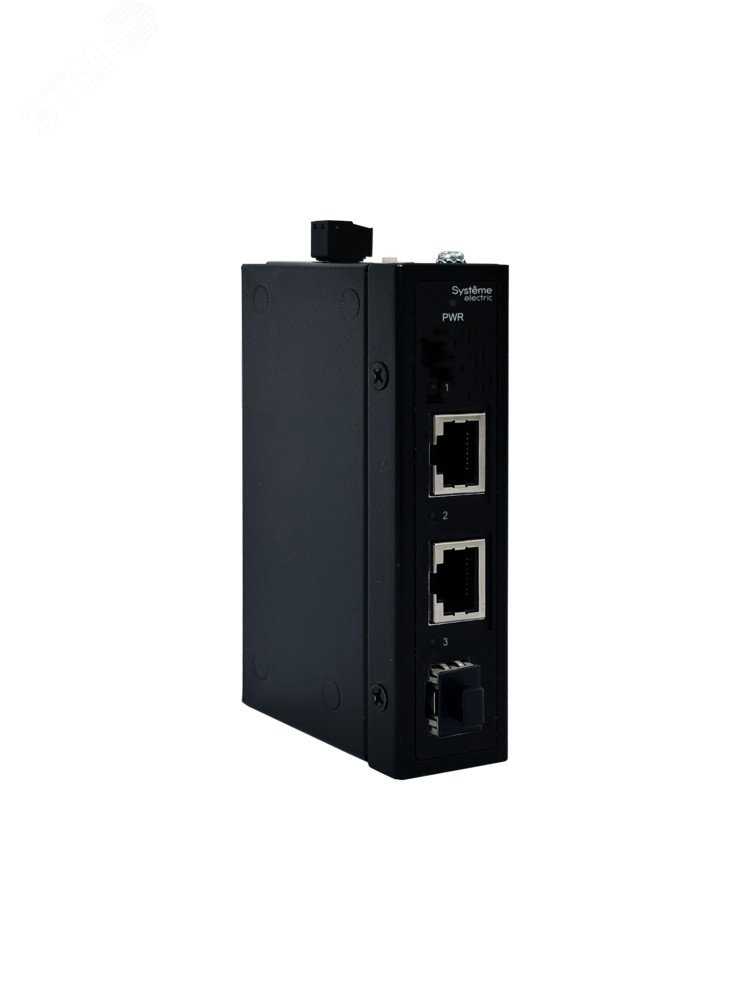 Коммутатор промышленный неуправляемый Ethernet, 2×10/100/1000BaseT, 1×100/1000BaseX SFP